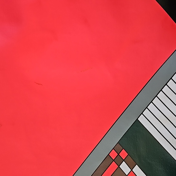 Prabal Gurung Tote Bag Michelle Obama Collab Color Block Red Black White Green - Picture 5 of 17